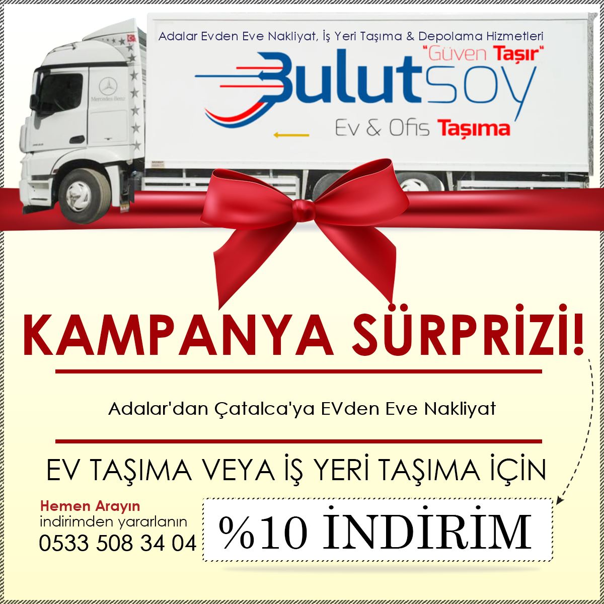 Adalar'dan Çatalca'ya EVden Eve Nakliyat