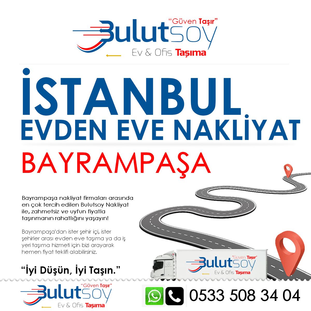 Bulutsoy Bayrampaşa EVden Eve Nakliyat Şubesi