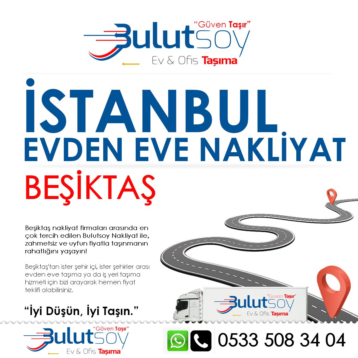 Bulutsoy Beşiktaş EVden Eve Nakliyat Şubesi