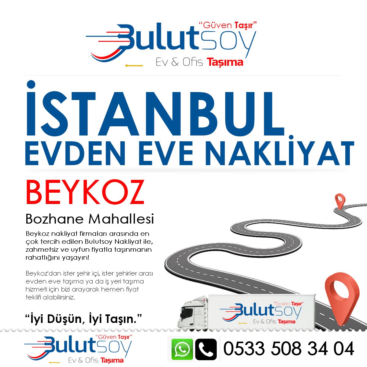 Beykoz Bozhane'de EVden Eve Nakliyat, İş Yeri Taşıma ve Depolama Hizmeti