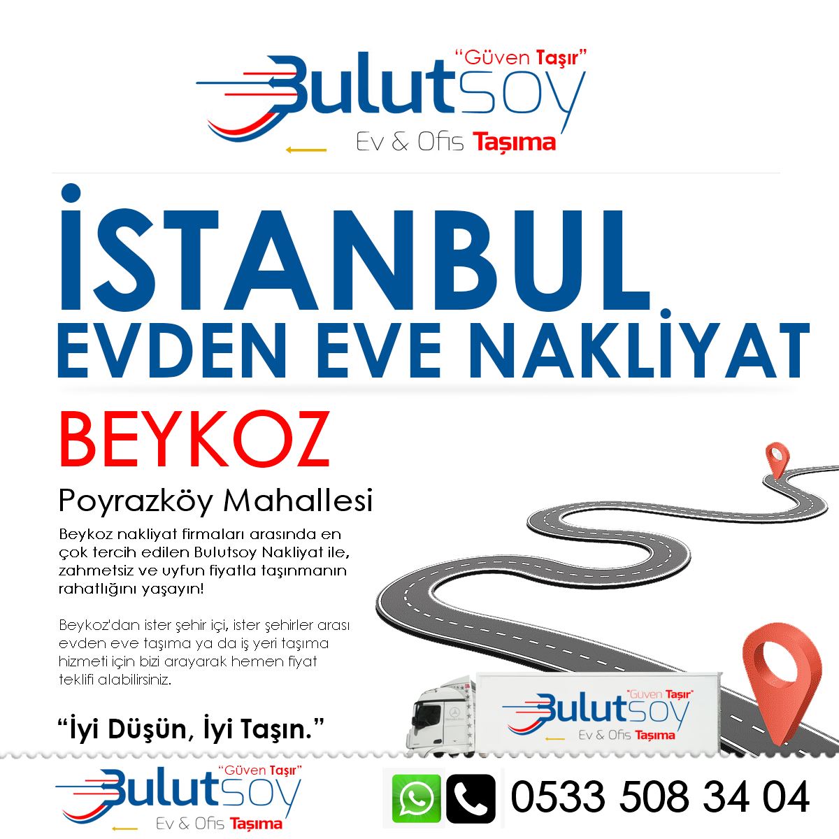 Beykoz Poyrazköy'de EVden Eve Nakliyat, İş Yeri Taşıma ve Depolama Hizmeti