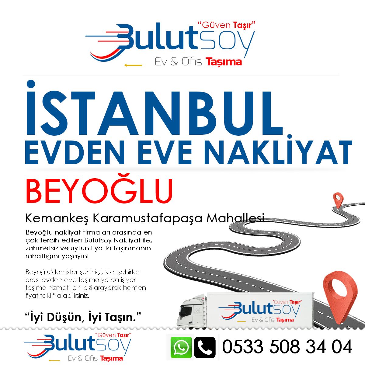 Beyoğlu Kemankeş Karamustafapaşa'da EVden Eve Nakliyat, İş Yeri Taşıma ve Depolama Hizmeti