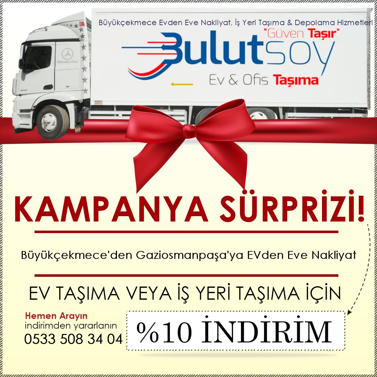 Büyükçekmece'den Gaziosmanpaşa'ya EVden Eve Nakliyat