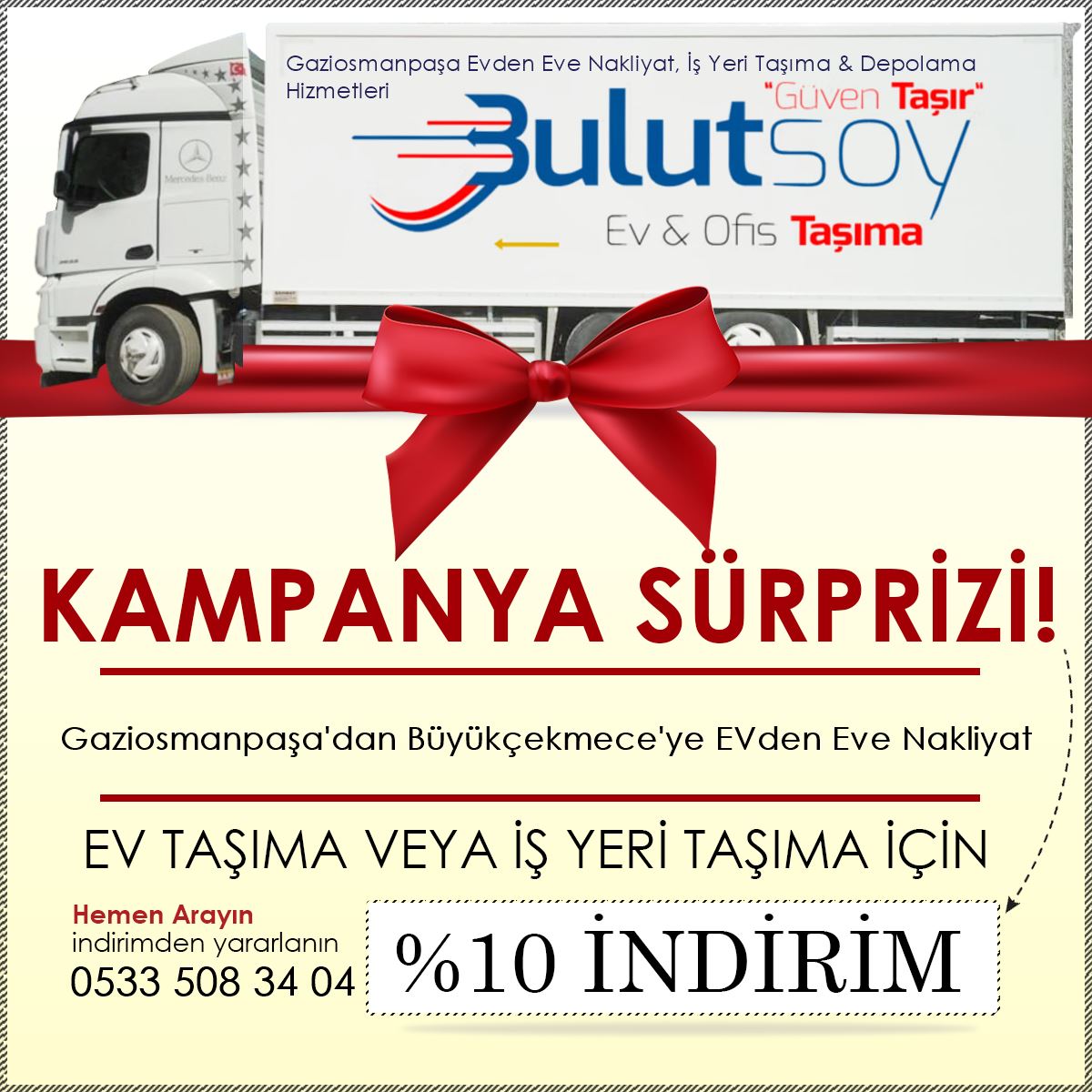 Gaziosmanpaşa'dan Büyükçekmece'ye EVden Eve Nakliyat