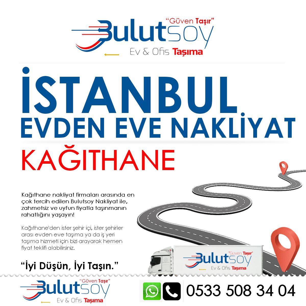 Bulutsoy Kağıthane EVden Eve Nakliyat Şubesi