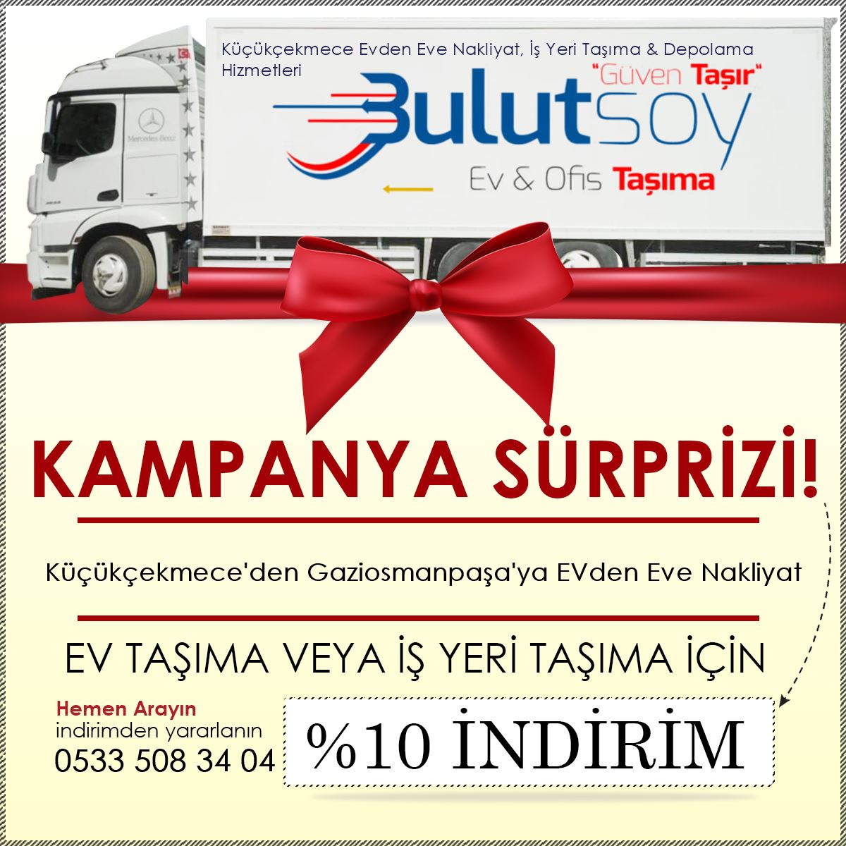 Küçükçekmece'den Gaziosmanpaşa'ya EVden Eve Nakliyat