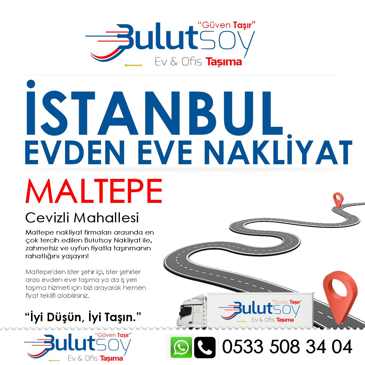 Maltepe Cevizli'de EVden Eve Nakliyat, İş Yeri Taşıma ve Depolama Hizmeti