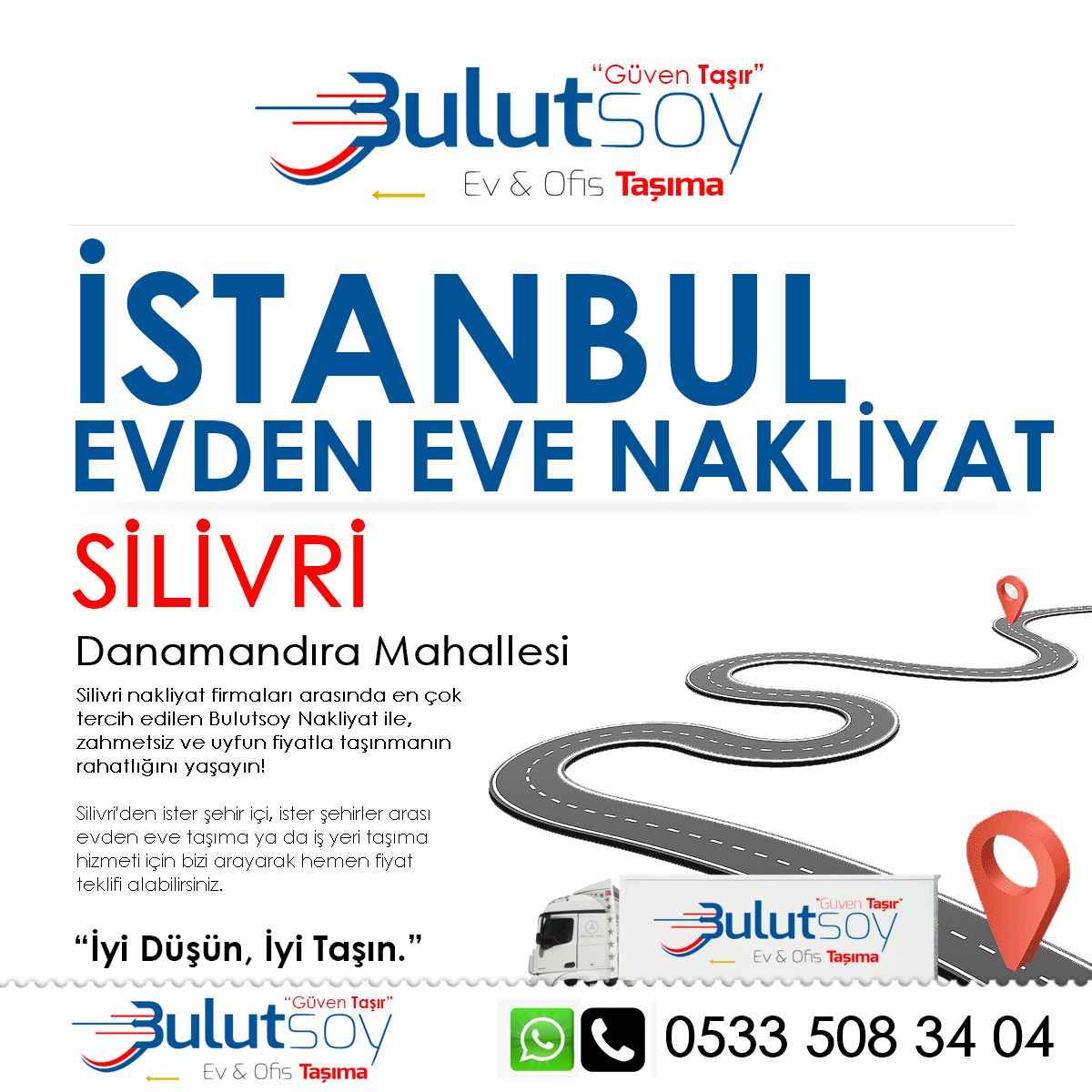 Silivri Danamandıra'da EVden Eve Nakliyat, İş Yeri Taşıma ve Depolama Hizmeti