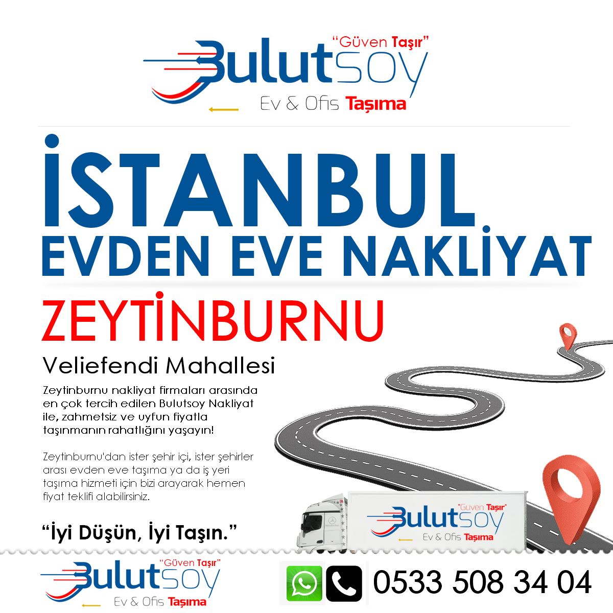 Zeytinburnu Veliefendi'de EVden Eve Nakliyat, İş Yeri Taşıma ve Depolama Hizmeti